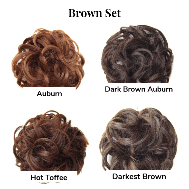 Premium Messy Rose Bun Scrunchie