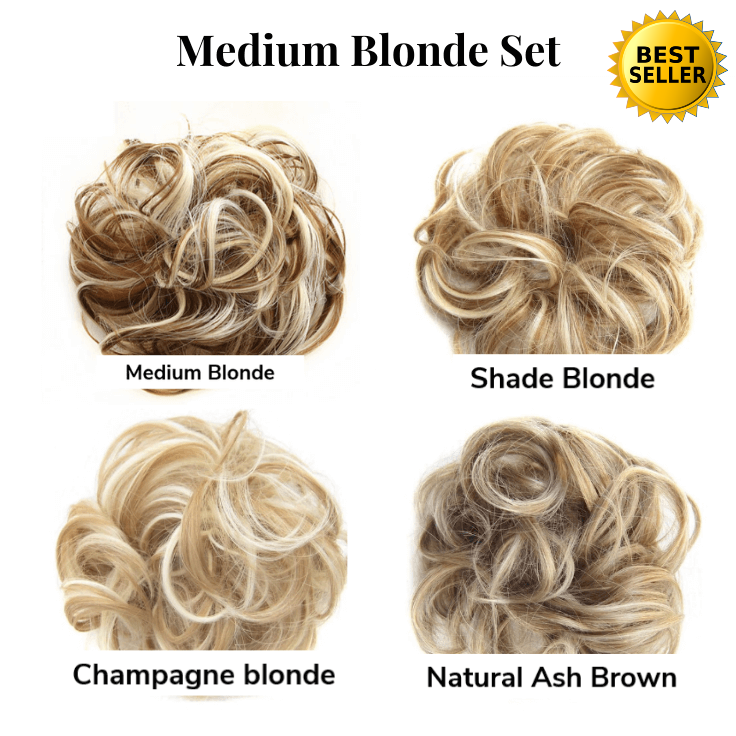 Premium Messy Rose Bun Scrunchie