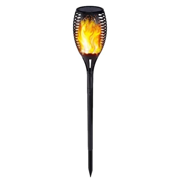 LED Solar Flame Light