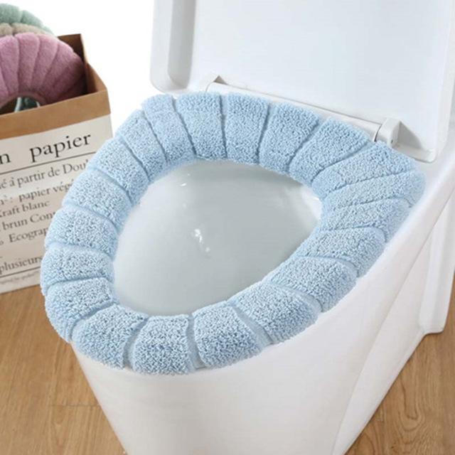 Toilet set cover with pad