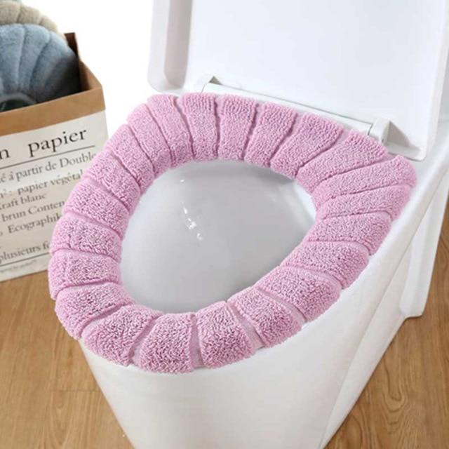 Toilet set cover with pad