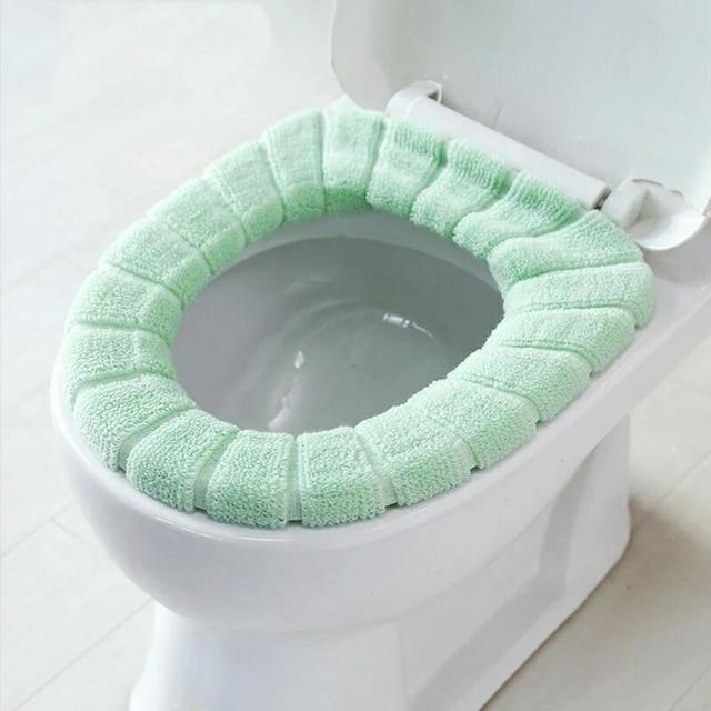 Toilet set cover with pad