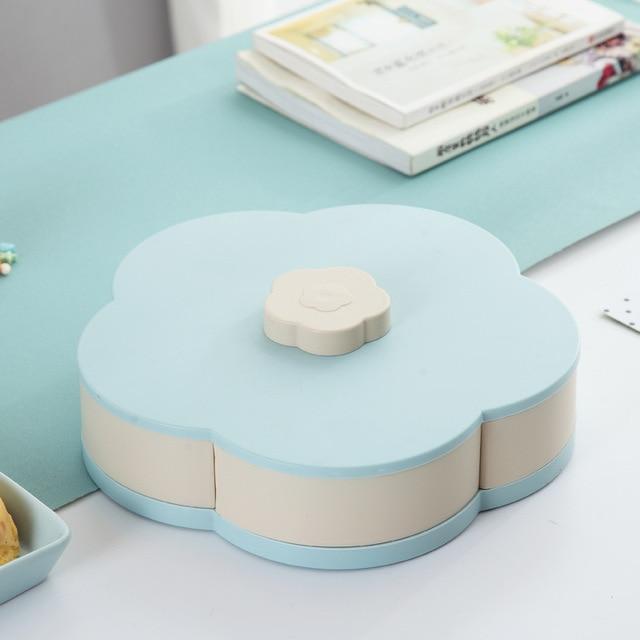 Creative Double-layer Rotary Storage Box