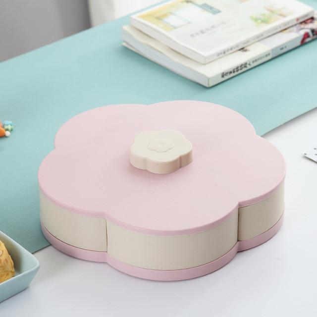 Creative Double-layer Rotary Storage Box