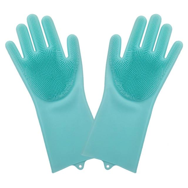 Silicone Rubber Dish Washing Gloves