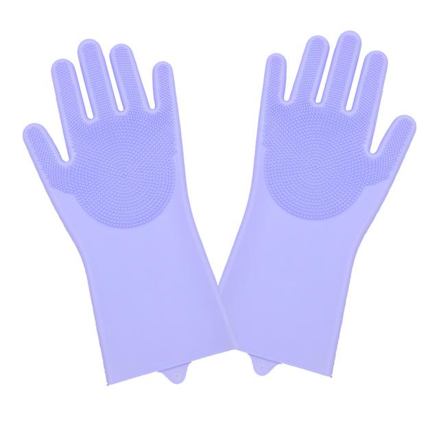 Silicone Rubber Dish Washing Gloves