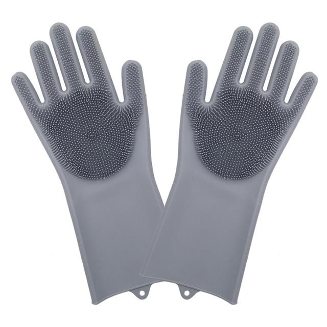 Silicone Rubber Dish Washing Gloves