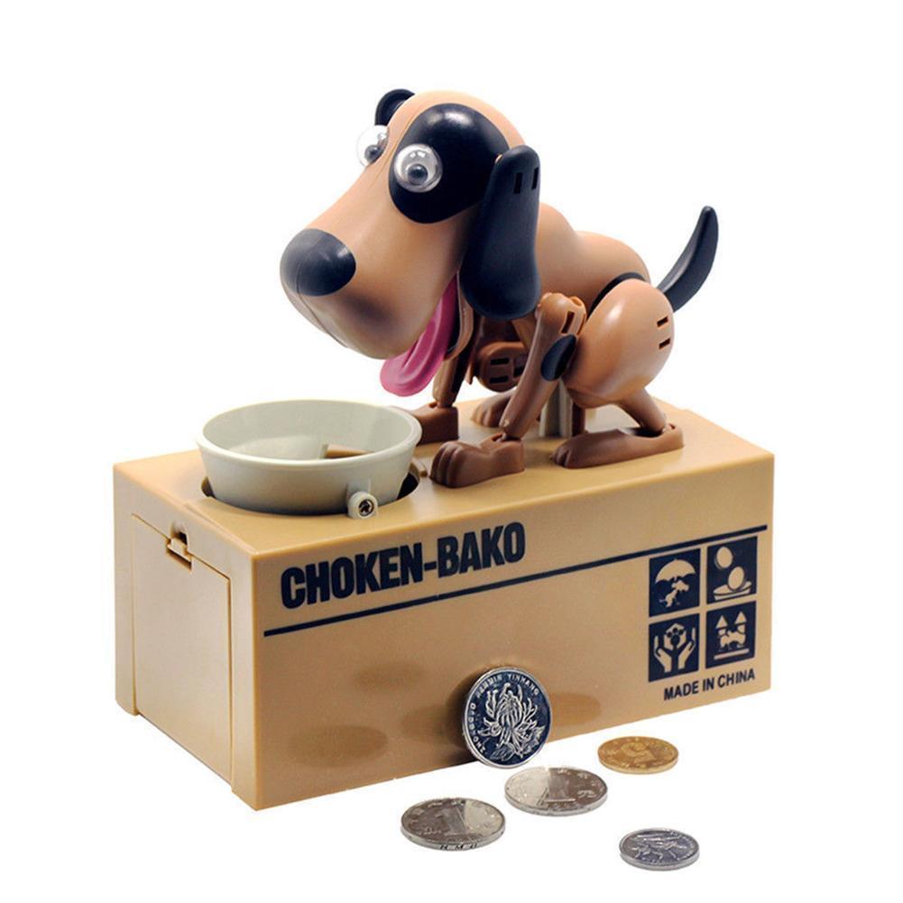 Dog Eating Coin Bank