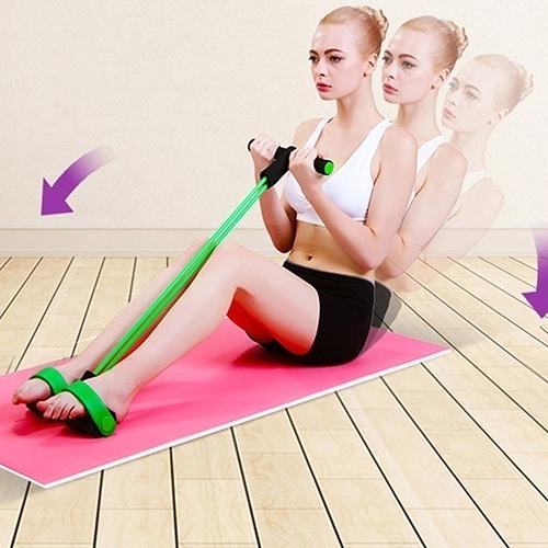 Fitness Elastic Sit Up Pull Rope Abdominal Exerciser