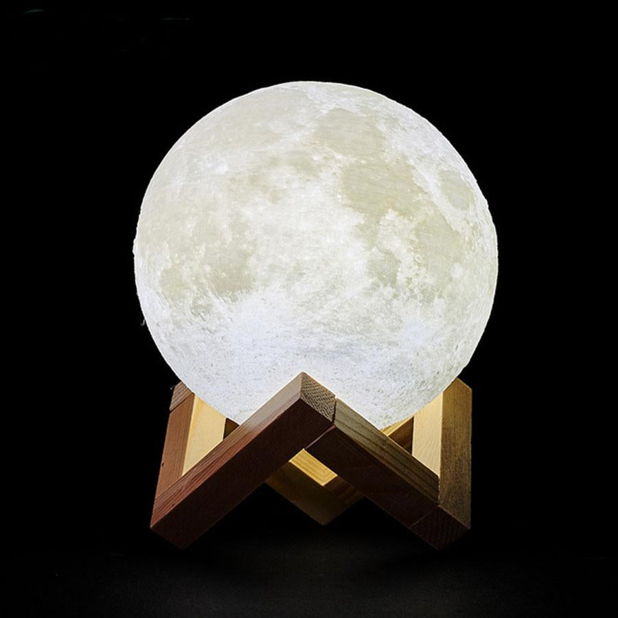 3D Rechargeable Moon Lamp